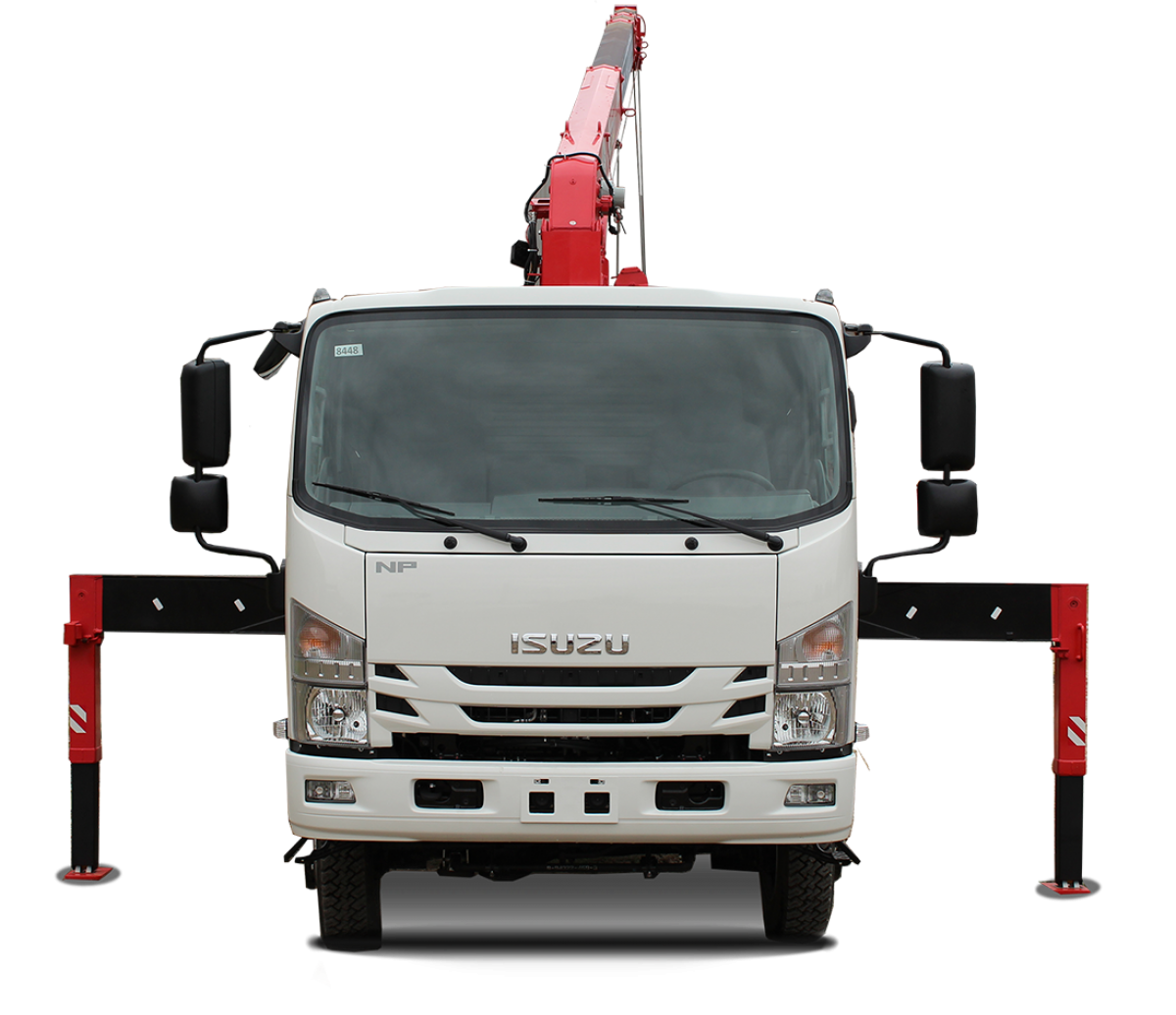 ISUZU ELF 7.5 4x4 Бортовой автомобиль с КМУ купить в Красноярске